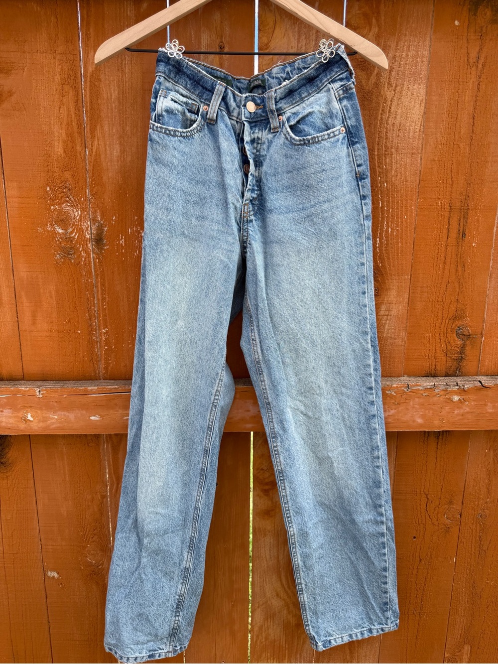 wild fable Light Blue Straight-Leg Women’s Jeans